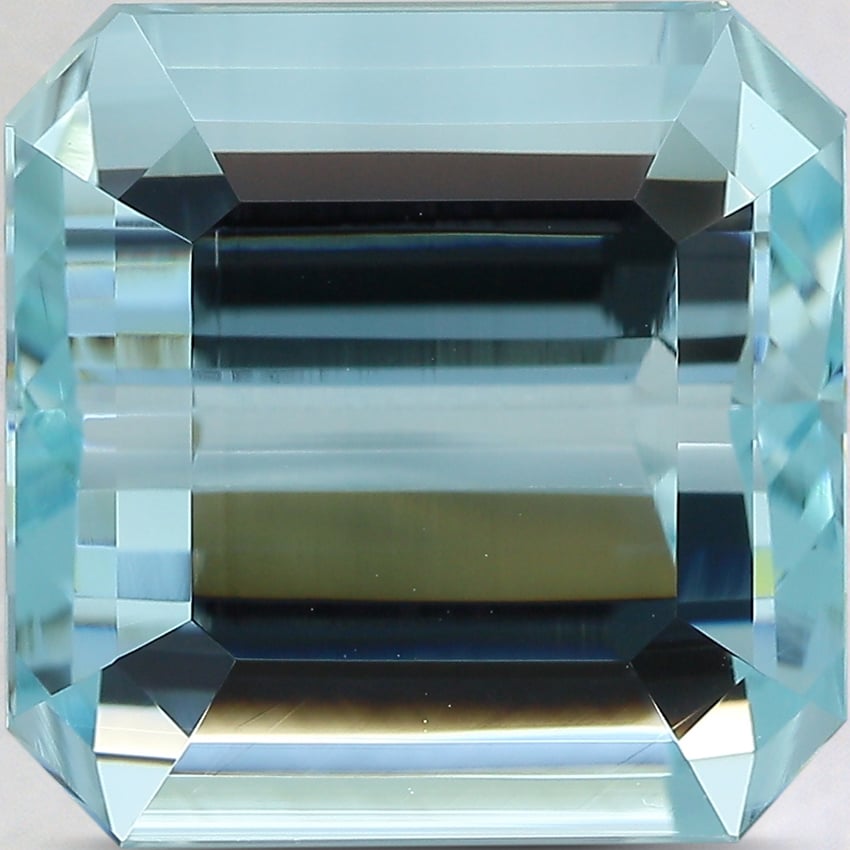 13mm Asscher Aquamarine