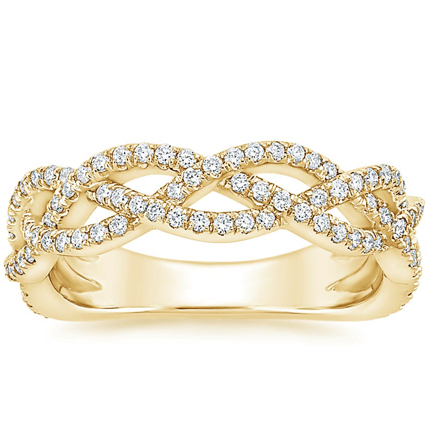Rose gold diamond engagement ring with surprise diamond details
