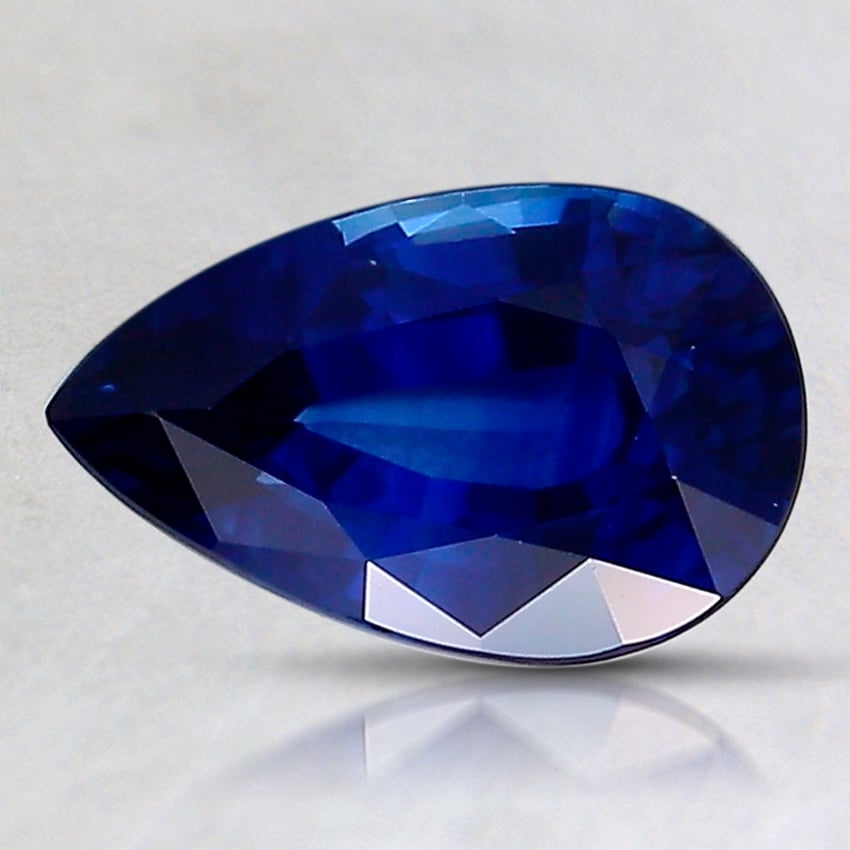9.1x5.8mm Blue Pear Sapphire