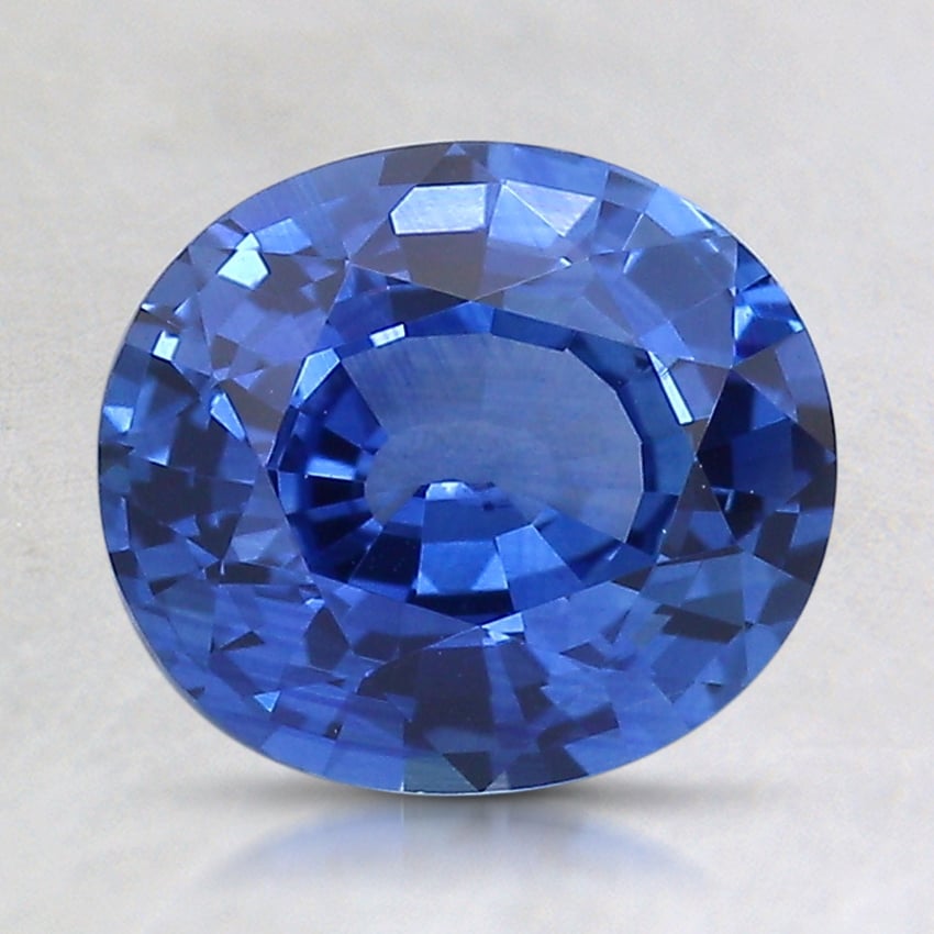 9x7.9mm Blue Oval Sapphire