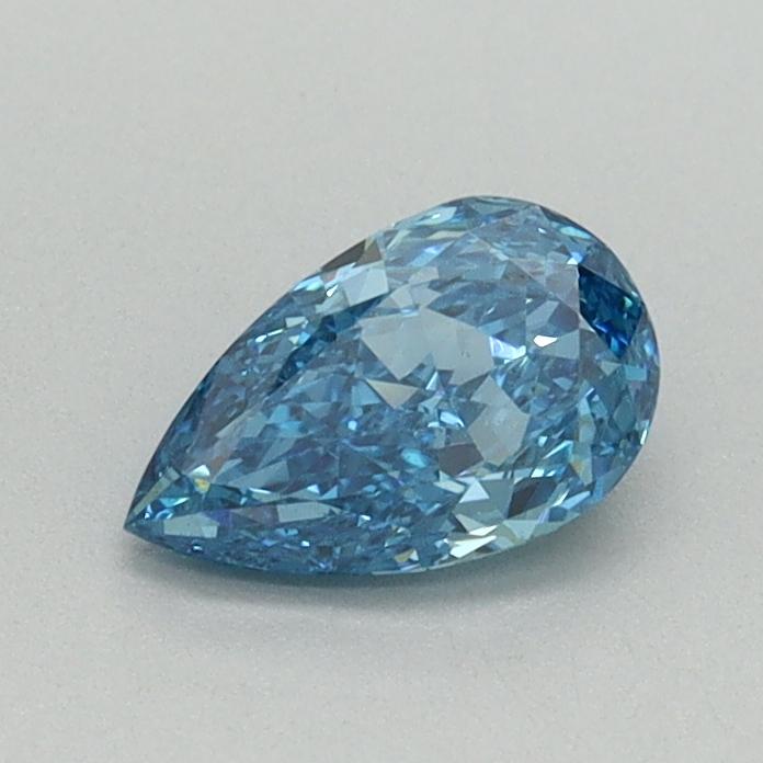 0.53 Ct. Fancy Vivid Blue Pear Lab Grown Diamond