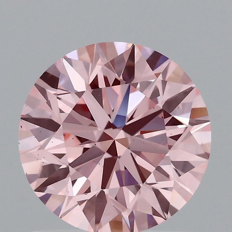 1.17 Ct. Fancy Vivid Pink Round Lab Grown Diamond