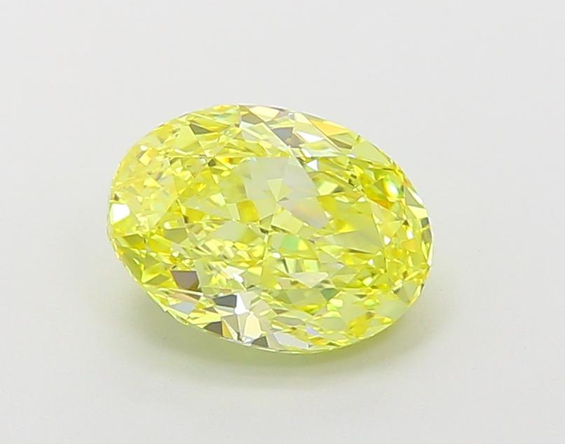 2.01 Ct. Fancy Vivid Yellow Oval Lab Grown Diamond