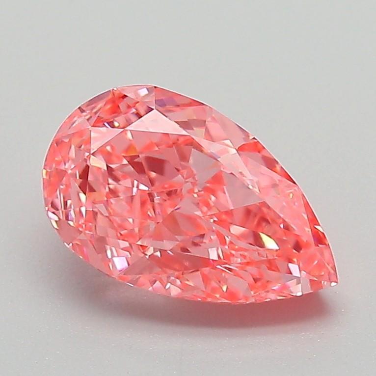 1.56 Ct. Fancy Vivid Pink Pear Lab Grown Diamond