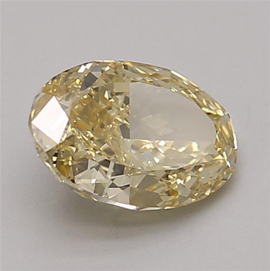 1.27 Ct. Fancy Intense Yellow Oval Lab Grown Diamond