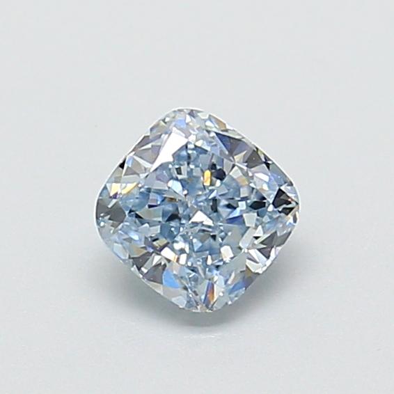 0.57 Ct. Fancy Intense Blue Cushion Lab Grown Diamond