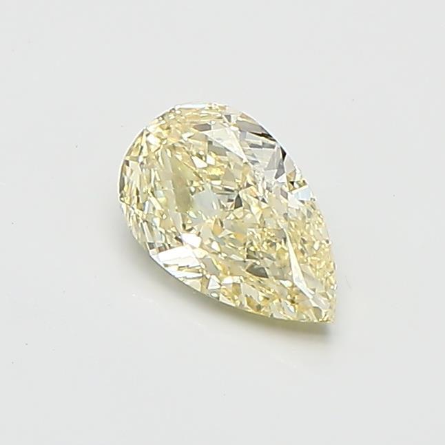 0.57 Ct. Fancy Light  Yellow Pear Lab Grown Diamond