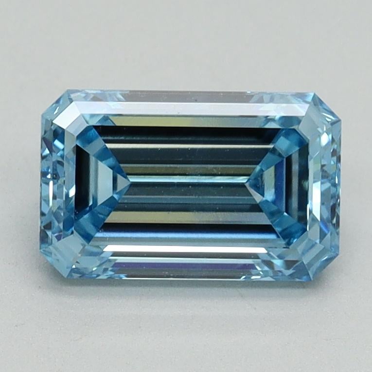 1.52 Ct. Fancy Vivid Blue Emerald Lab Grown Diamond