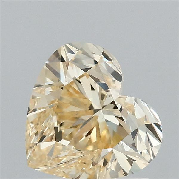 1.51 Ct. Fancy Intense  Yellow Heart Lab Grown Diamond