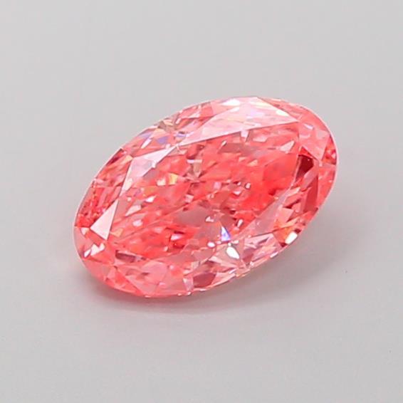 1.02 Ct. Fancy Vivid  Pink Oval Lab Grown Diamond