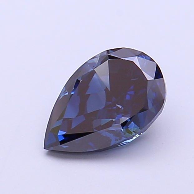 1.10 Ct. Fancy Deep  Blue Pear Lab Grown Diamond