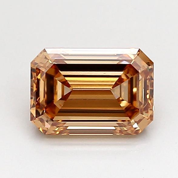 1.03 Ct. Fancy Light Brown Emerald Lab Grown Diamond