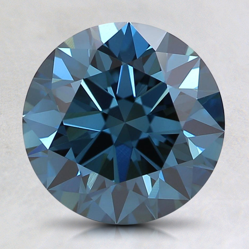 2.16 Ct. Fancy Dark Blue Round Lab Grown Diamond
