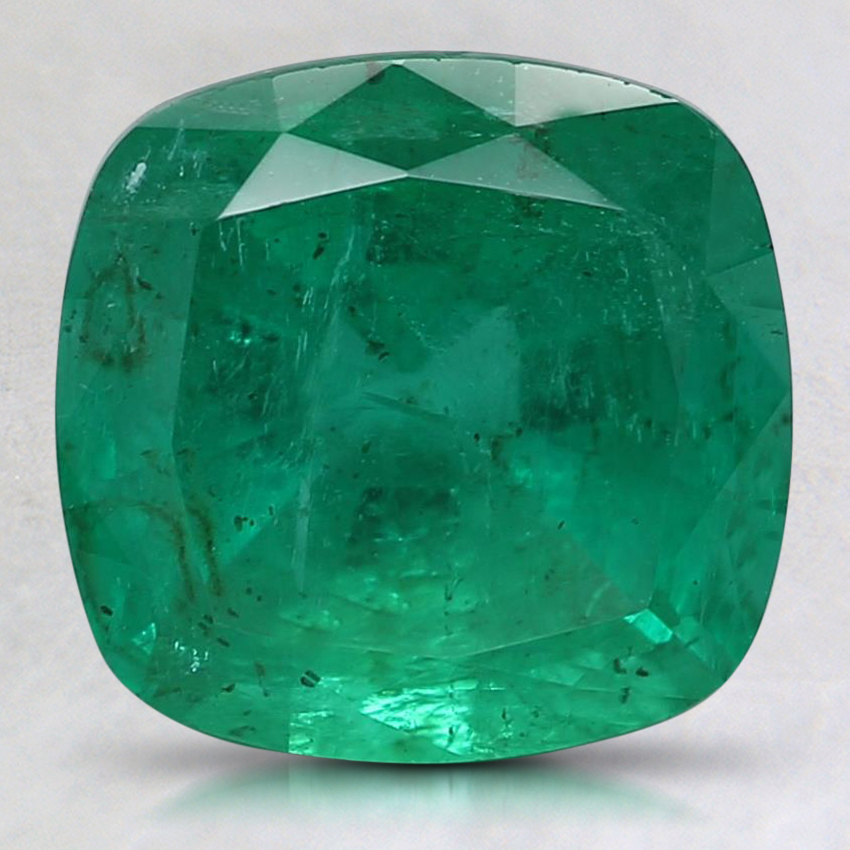 8.9x8.7mm Cushion Emerald