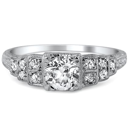Art Nouveau Diamond Vintage Ring