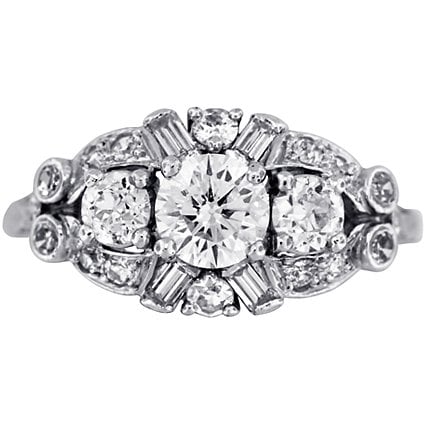 Art Nouveau Diamond Vintage Ring