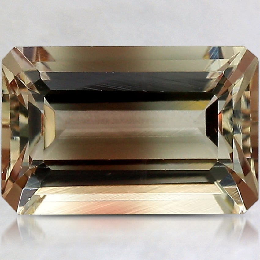 10.9x7.1mm Unheated Bi-Color Emerald Oregon Sunstone