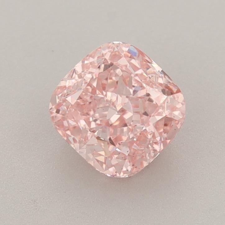 1.04 Ct. Fancy Vivid Pink Cushion Lab Grown Diamond