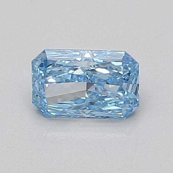 0.77 Ct. Fancy Vivid Blue Radiant Lab Grown Diamond