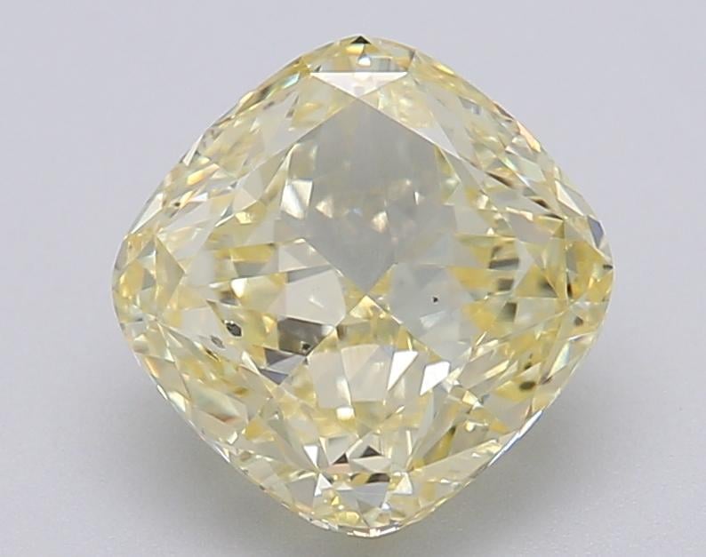 2.07 Ct. Fancy Yellow Cushion Lab Grown Diamond