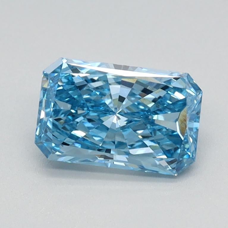 0.73 Ct. Fancy Vivid Blue Radiant Lab Grown Diamond