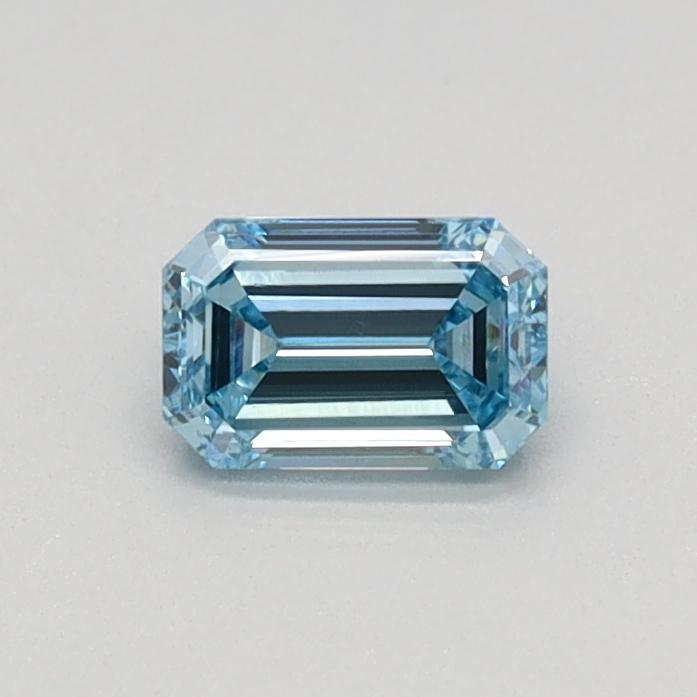 0.34 Ct. Fancy Intense Blue Emerald Lab Grown Diamond