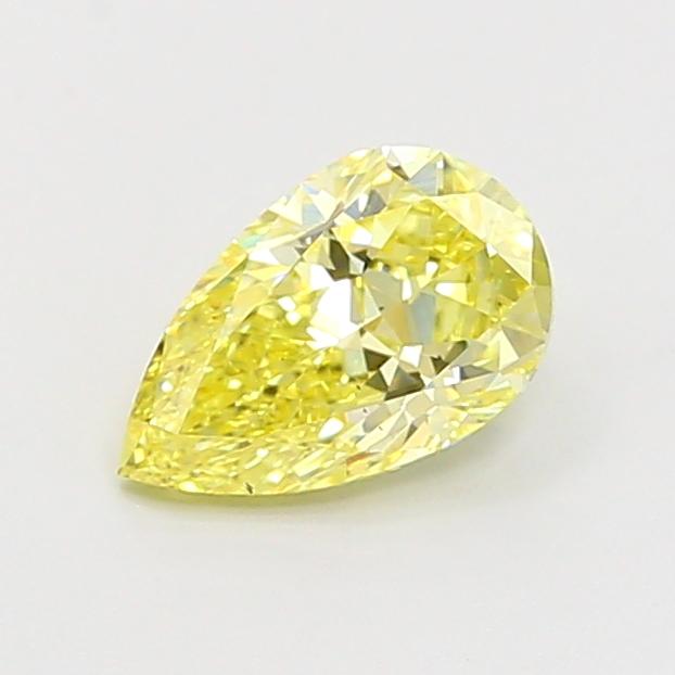 1.00 Ct. Fancy Intense Yellow Pear Lab Grown Diamond