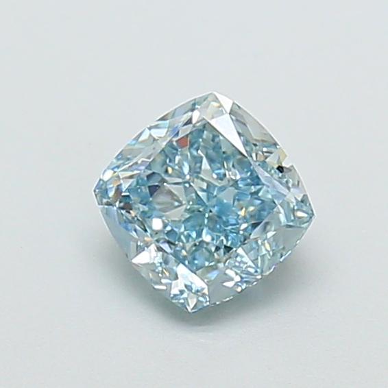 1.03 Ct. Fancy Intense Blue Cushion Lab Grown Diamond