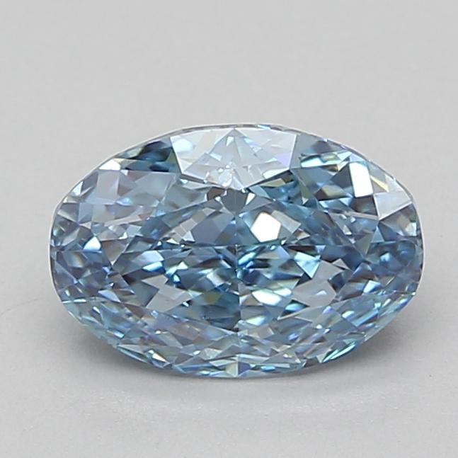 2.04 Ct. Fancy Vivid Blue Oval Lab Grown Diamond