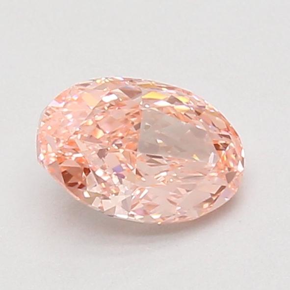 1.00 Ct. Fancy Vivid Pink Oval Lab Grown Diamond