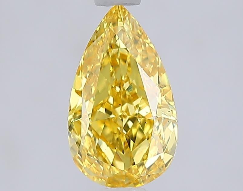 1.09 Ct. Fancy Vivid Yellow Yellow Pear Lab Grown Diamond