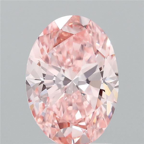 2.03 Ct. Fancy Vivid Pink Oval Lab Grown Diamond