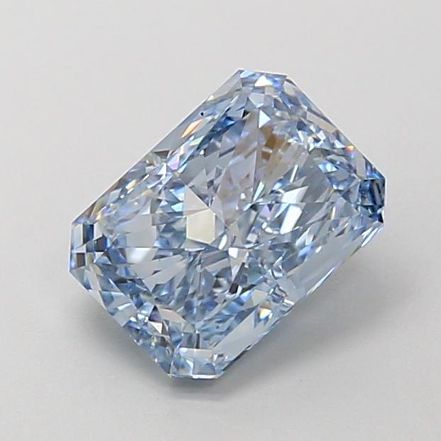 1.57 Ct. Fancy Vivid  Blue Radiant Lab Grown Diamond