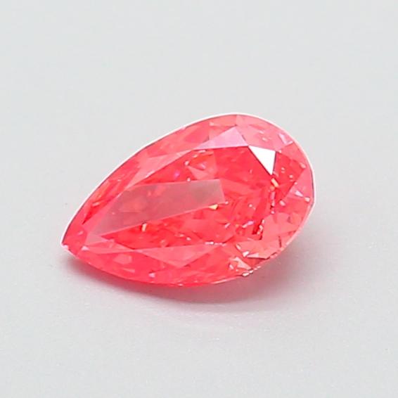 0.58 Ct. Fancy Vivid Pink Pear Lab Grown Diamond