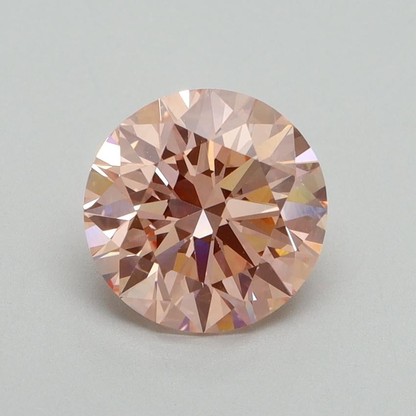2.00 Ct. Fancy Vivid Pink Round Lab Grown Diamond