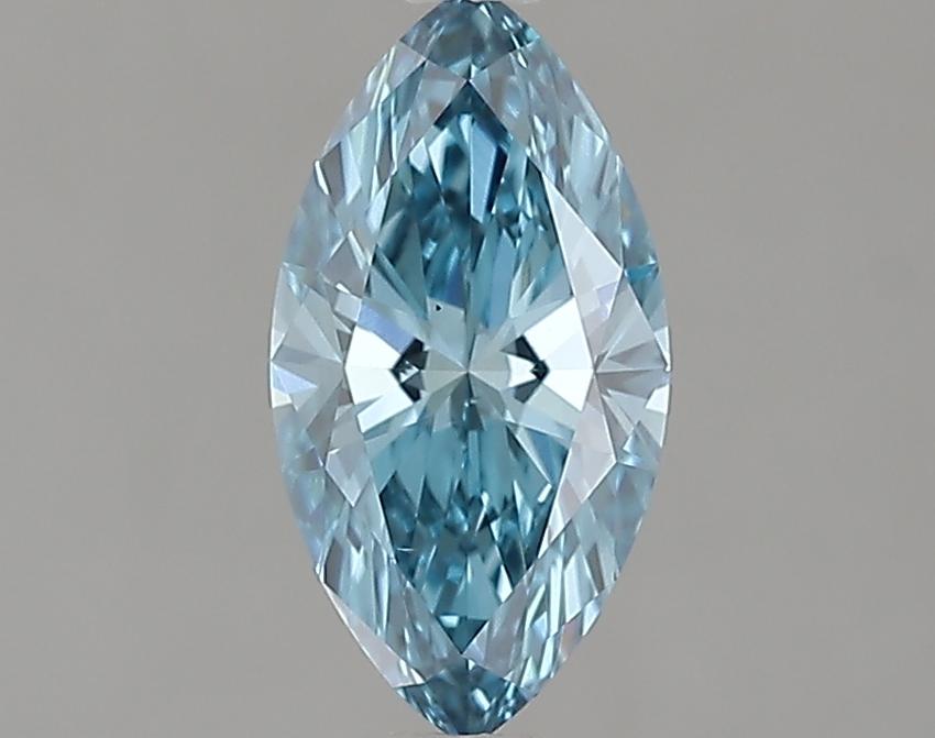 1.00 Ct. Fancy Vivid Blue Marquise Lab Grown Diamond