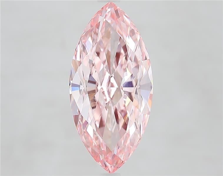 4.41 Ct. Fancy Vivid  Pink Marquise Lab Grown Diamond