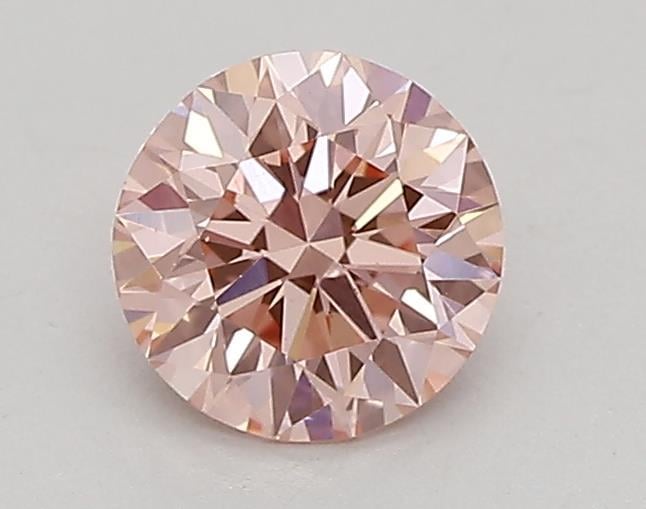 0.46 Ct. Fancy Vivid  Pink Round Lab Grown Diamond