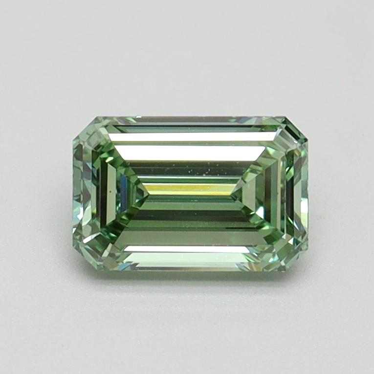 0.75 Ct. Fancy Intense Green Emerald Lab Grown Diamond