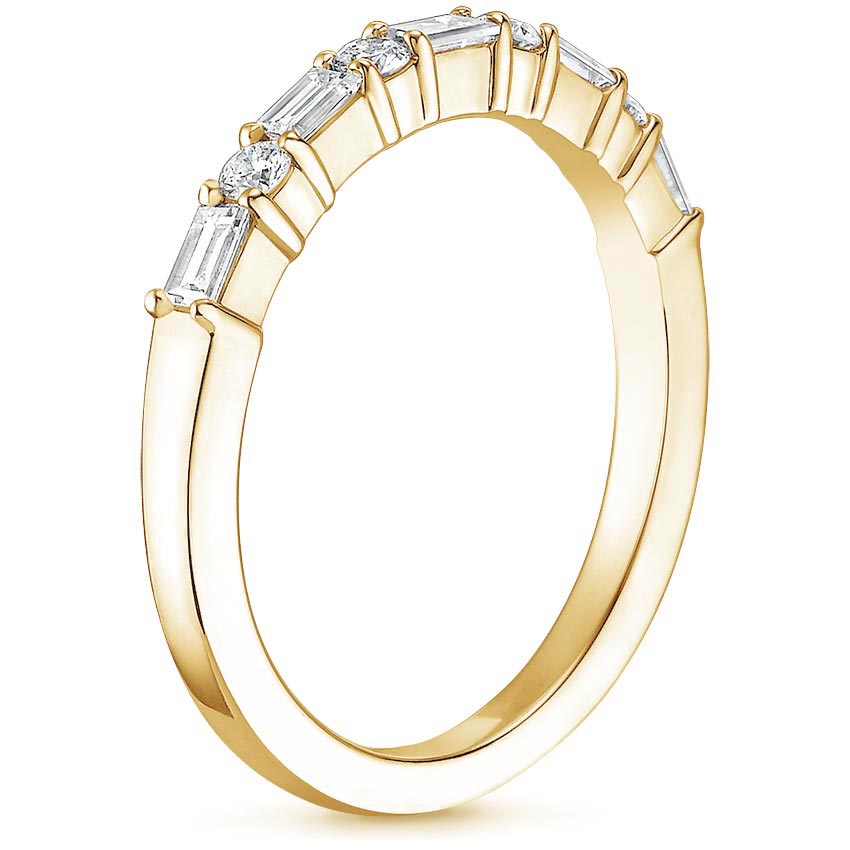 18K Yellow Gold Leona Diamond Ring (1/3 ct. tw.), large side view