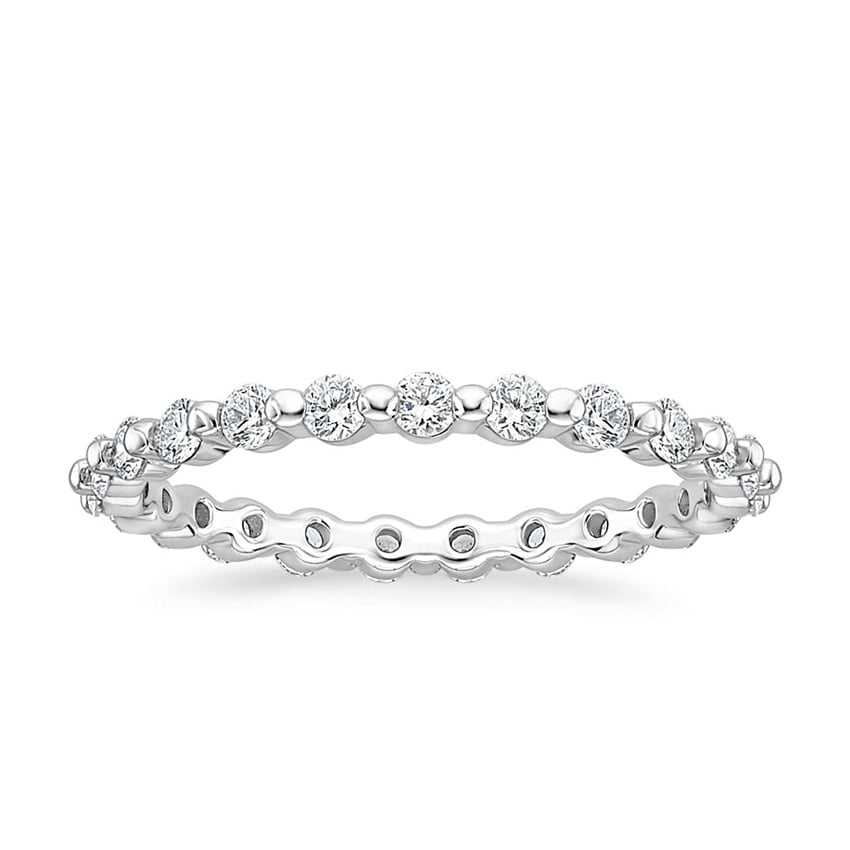 Single Shared Prong Eternity Ring | Marseille | Brilliant Earth