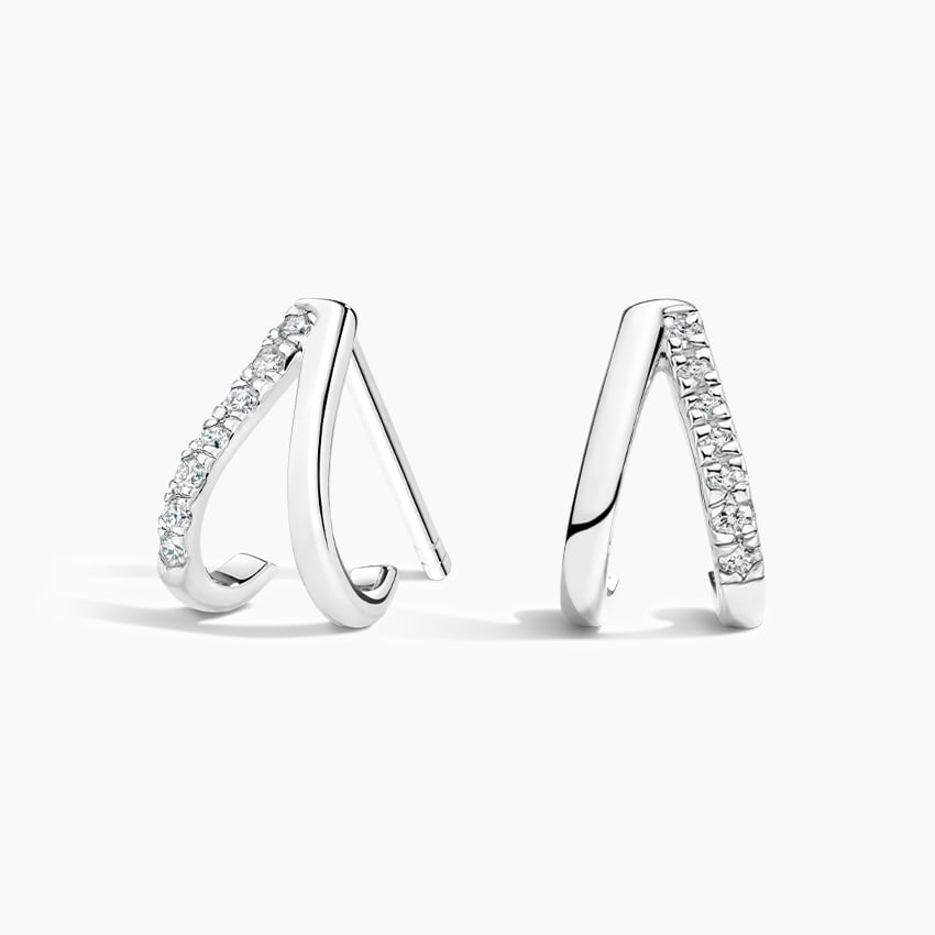 Cherished Moments Sterling Silver Earrings Crystal Clear
