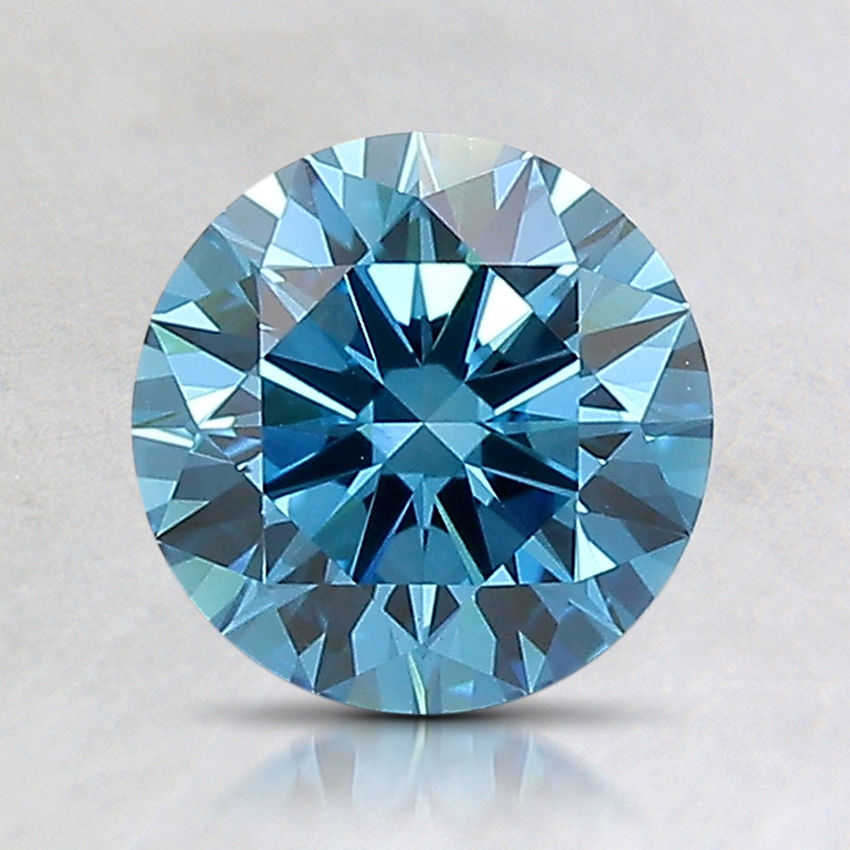 1.16 Ct. Fancy Deep Blue Round Lab Created Diamond