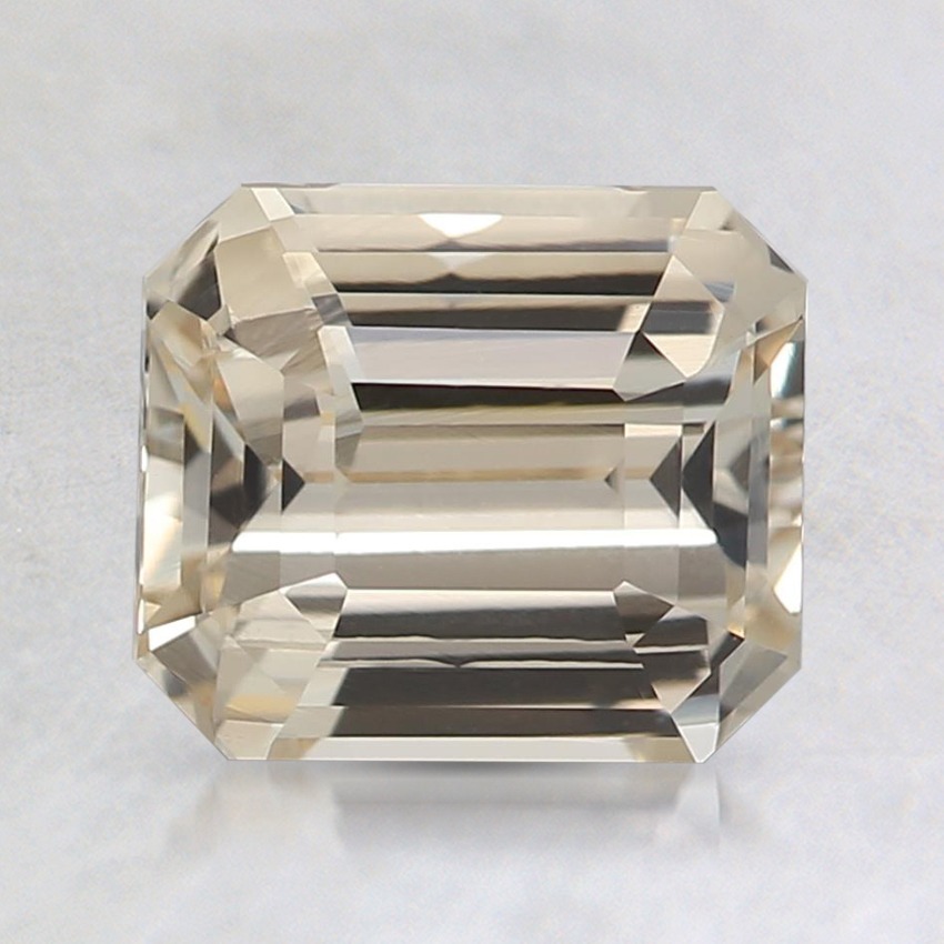 7.3x6.3mm Unheated Peach Emerald Sapphire