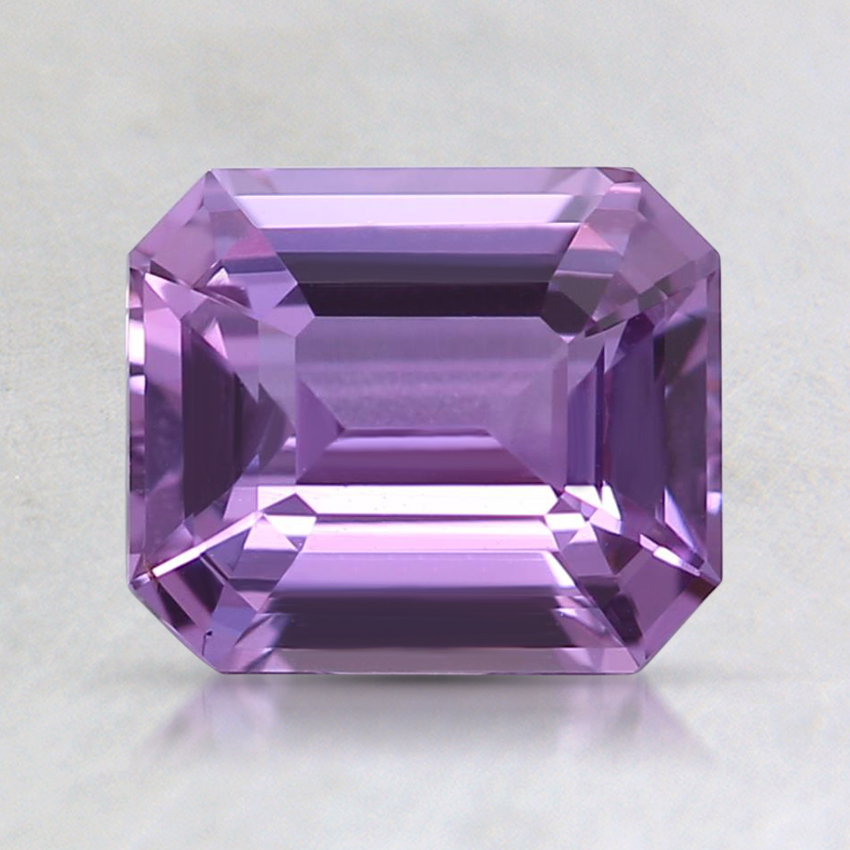7.1x6.1mm Unheated Purple Emerald Sapphire