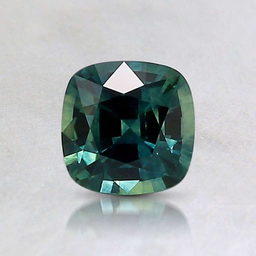 5.3mm Teal Cushion Montana Sapphire