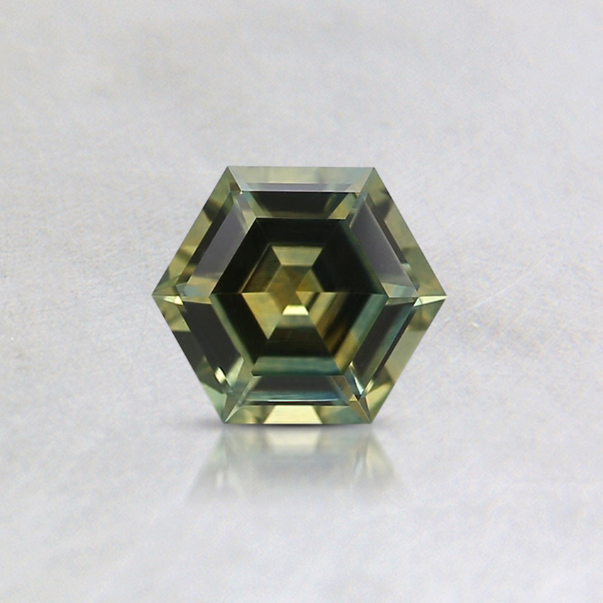 5.2mm Yellow Hexagon Montana Sapphire