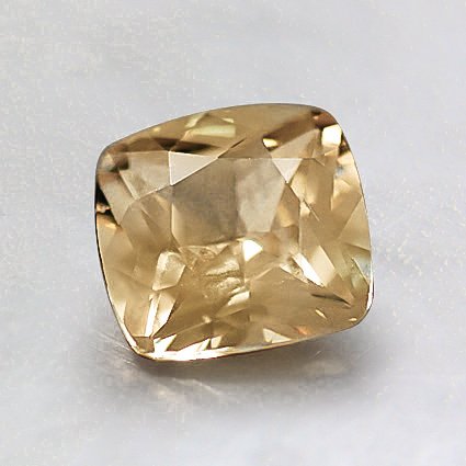 6.5mm Yellow Cushion Sapphire