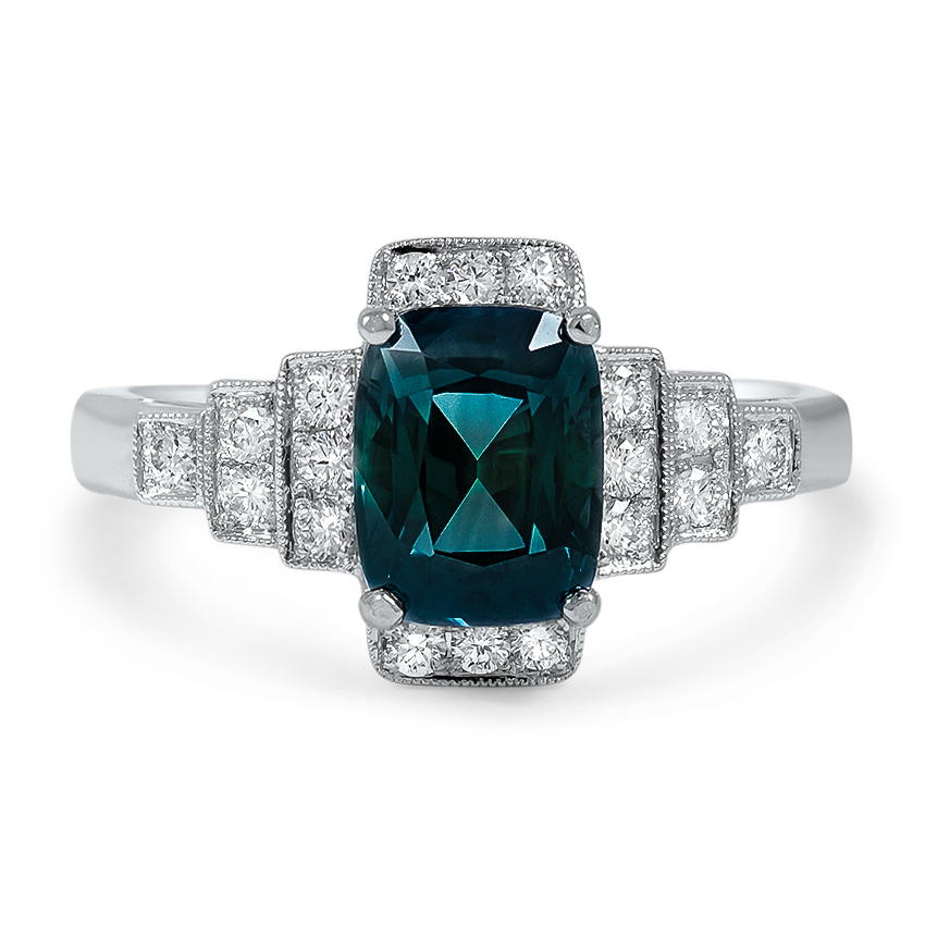 Art Deco Sapphire Vintage Ring