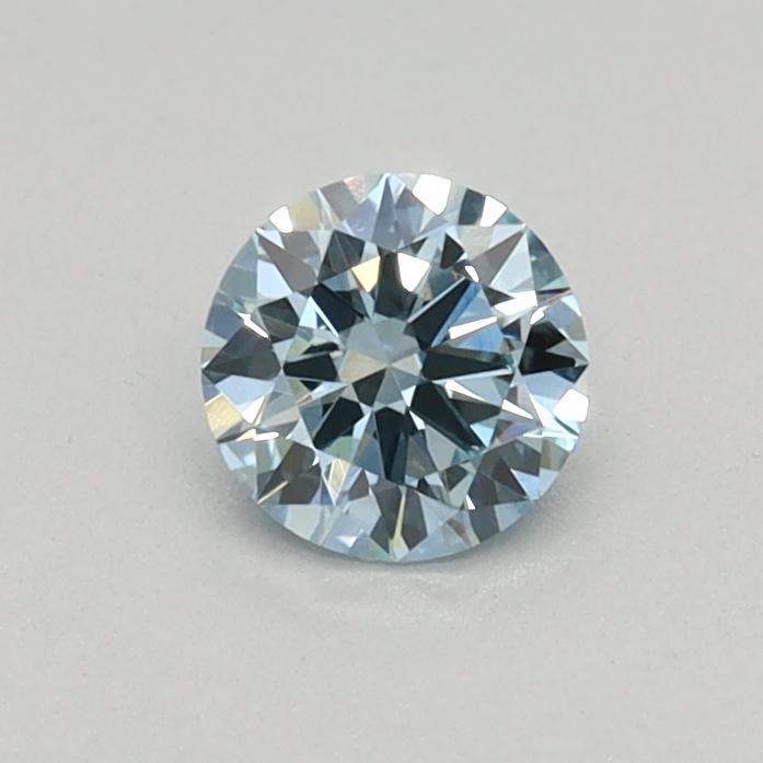 0.27 Ct. Fancy Intense Blue Round Lab Grown Diamond